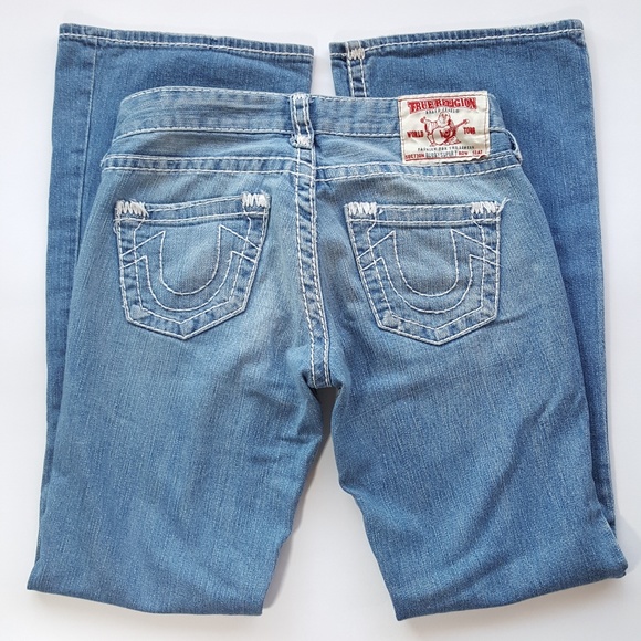 True Religion Bobby Super T Flare Bootcut Jeans 26 - Picture 1 of 8